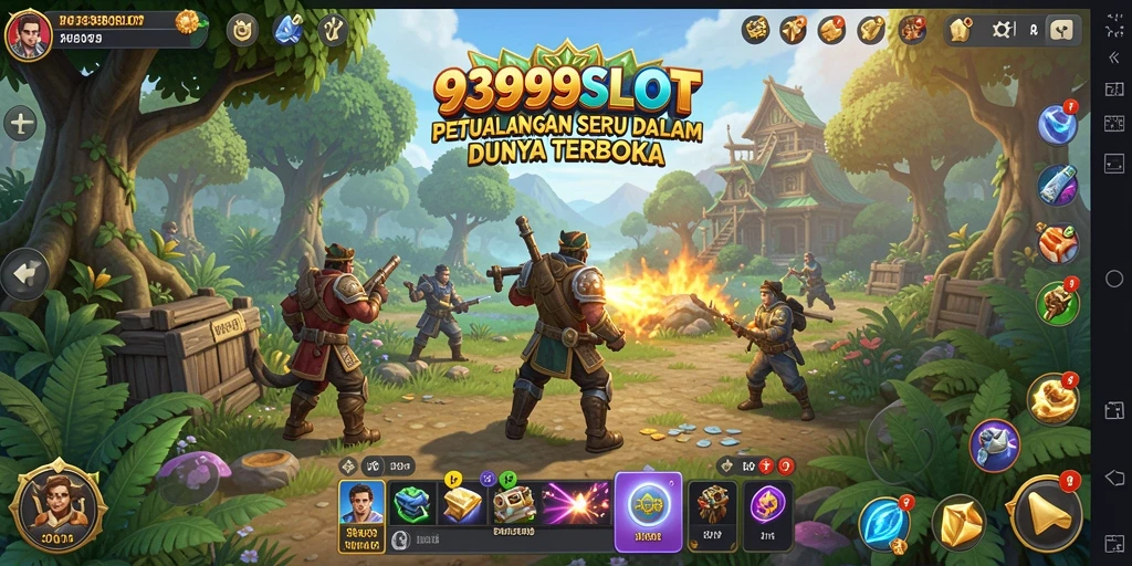 Tampilan gameplay Open World yang epik di 9399SLOT.