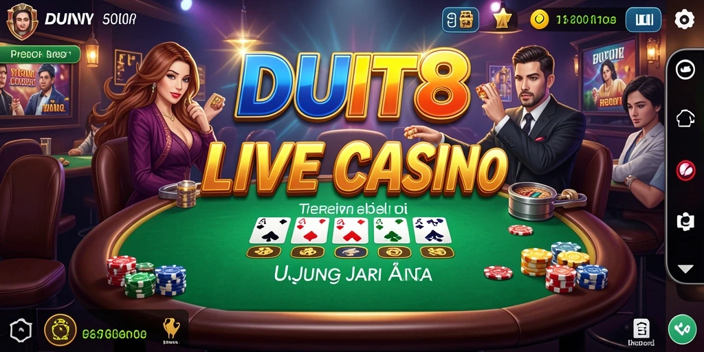 Mainkan Live Casino yang seru dan interaktif di DUIT8.