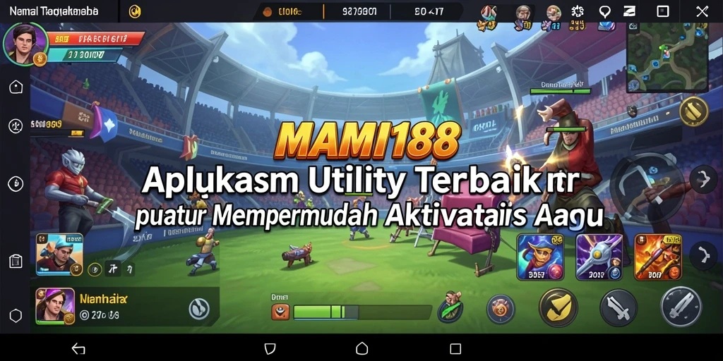 Tampilan antarmuka MAMI188 yang sederhana dan intuitif.