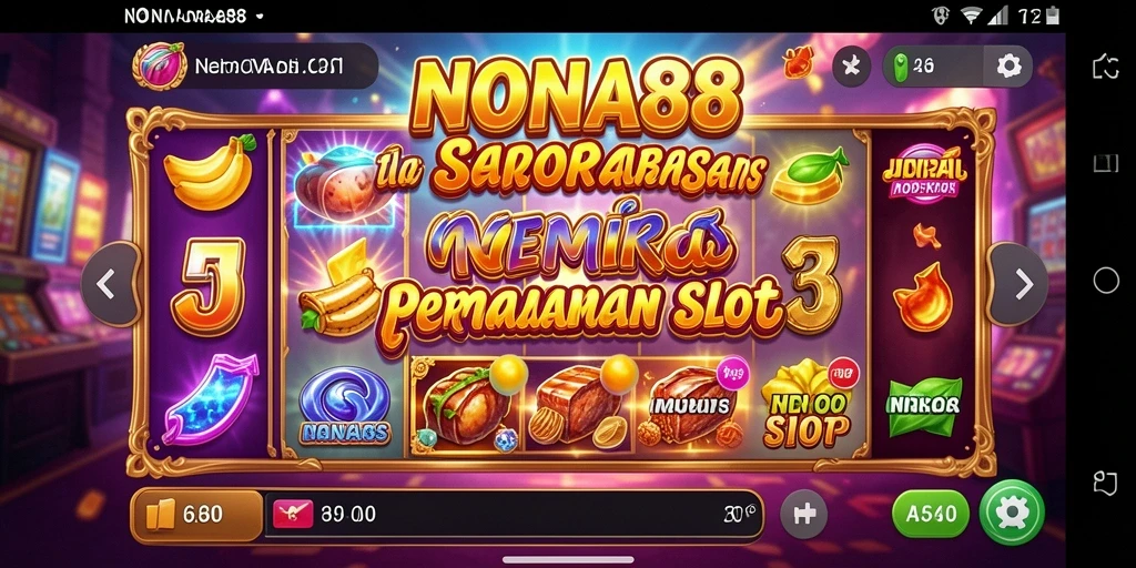 Tampilan menarik gameplay Slot NONA88 yang mendebarkan.