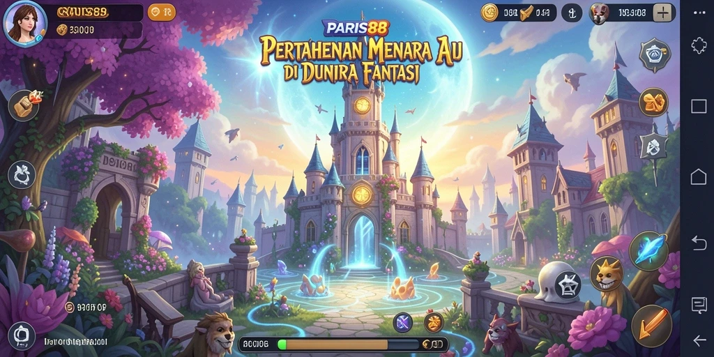 Tampilan menarik dari gameplay PARIS88 yang mendebarkan.
