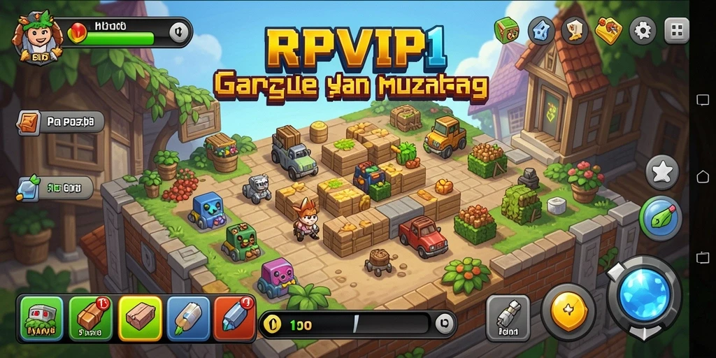 Tampilan gameplay RPVIP1 dengan teka-teki menantang.