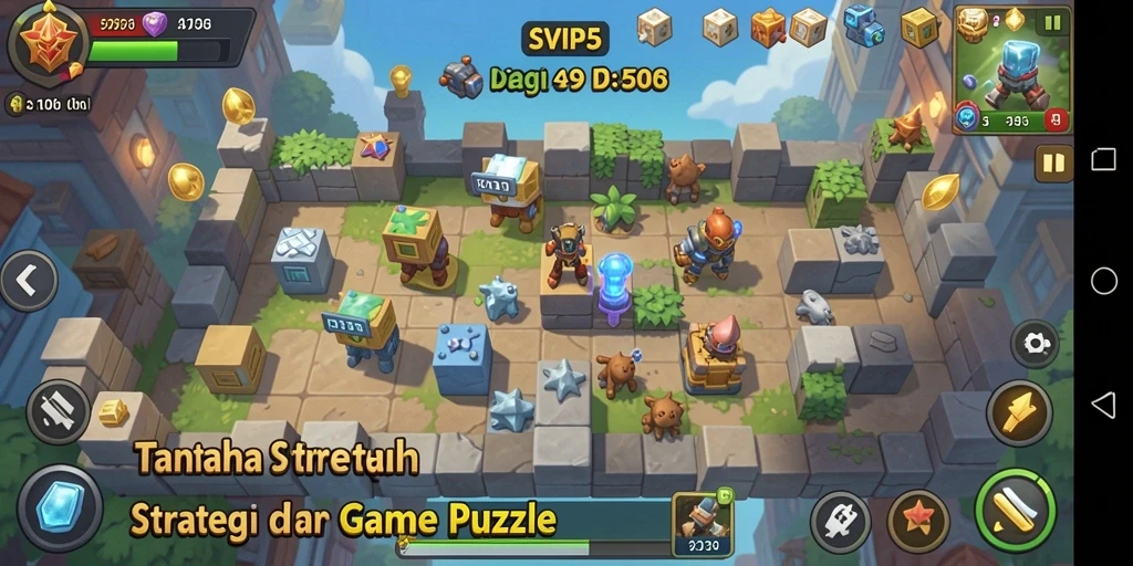 Gameplay SVIP5 yang penuh warna dan menantang.